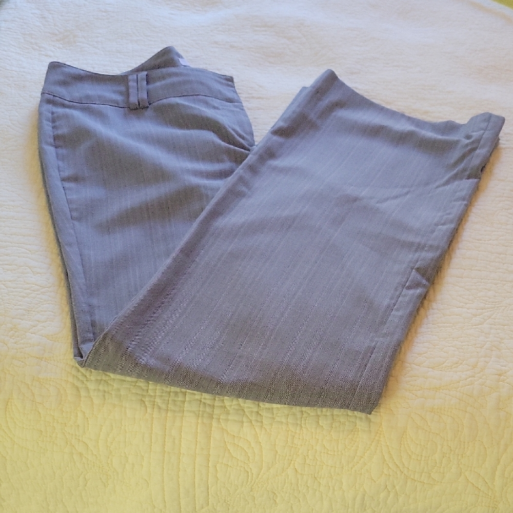 New York & Company Gray  Sripe Pants